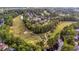 Aerial view of a lush golf course and homes at 144 Back Tee Cir, Summerville, SC 29485