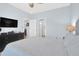 Relaxing bedroom featuring a TV, spacious layout, and view to the hallway at 1600 Long Grove Dr # 626, Mount Pleasant, SC 29464