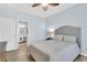 Cozy bedroom with a large bed and ensuite bathroom at 1600 Long Grove Dr # 626, Mount Pleasant, SC 29464