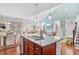 Spacious kitchen featuring granite countertops, stainless appliances, and a breakfast bar island at 1807 Chauncy'S Ct, Mount Pleasant, SC 29466