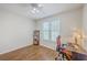 Bedroom showcasing a ceiling fan, and wood-look flooring at 1822 Chatelain Way, Mount Pleasant, SC 29464