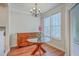 Bright breakfast nook featuring a glass table, elegant chandelier, and natural light at 1822 Chatelain Way, Mount Pleasant, SC 29464