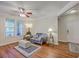 Bright living room with hardwood floors, neutral walls, and lots of natural light at 1822 Chatelain Way, Mount Pleasant, SC 29464