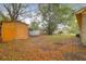 Large backyard features a storage shed, providing ample space for outdoor storage and activities at 1873 Hazelwood Dr, Charleston, SC 29407