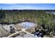 An aerial view of a playground and basketball court nestled in trees at 203 Hayworth Rd, Summerville, SC 29486