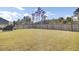 Expansive fenced back yard offering space for recreation and outdoor living at 203 Hayworth Rd, Summerville, SC 29486