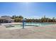 Community pool with clear blue water, area, and covered seating at 203 Hayworth Rd, Summerville, SC 29486