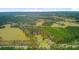 An aerial landscape view of the beautiful property featuring a spacious yard and private, wooded surroundings at 276 S Railroad Ave, Harleyville, SC 29448