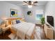 Cozy bedroom featuring a comfortable bed, stylish decor, and natural light at 3048 Queensgate Way, Mount Pleasant, SC 29466