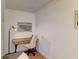 Bright office space featuring a desk, artwork, and a comfortable chair at 338 King St # B, Charleston, SC 29401