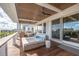Outdoor deck provides an ideal space for relaxation and entertainment with comfortable furnishings at 3803 Palm Blvd, Isle of Palms, SC 29451
