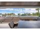 View from patio of pool with ocean views at 3803 Palm Blvd, Isle of Palms, SC 29451