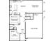 Detailed floor plan showcasing the layout of the home, including the kitchen, dining room, and garage at 416 Cadbury Loop, Summerville, SC 29486