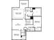 Floor plan featuring three bedrooms, bathrooms, laundry room, loft and a sitting room off the owner's suite at 416 Cadbury Loop, Summerville, SC 29486
