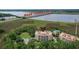Aerial view of waterfront property features a marsh, waterfront views, and proximity to the Mark Clark Expressway at 4247 Faber Place Dr # 5103, North Charleston, SC 29405