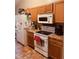 Functional kitchen features oak cabinets and appliances at 429 Stephanie Dr, Goose Creek, SC 29445