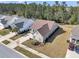 Aerial view of a home showcasing its backyard, roof, and surrounding neighborhood at 458 Four Seasons Blvd, Summerville, SC 29486