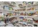 Well-stocked pantry with metal shelving and clear storage bins at 458 Four Seasons Blvd, Summerville, SC 29486