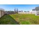 Large, green backyard with a swing set and wooden fence at 5020 Holdsworth Dr, Summerville, SC 29485