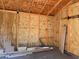 Spacious interior view of the storage shed, showing wooden walls and ceiling at 5310 Edith St, North Charleston, SC 29418