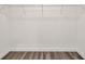 Walk in closet with laminate wood floors and wire shelving at 629 English Oak Cir, Moncks Corner, SC 29461