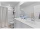 Bright bathroom with a shower-tub combo, white vanity, and modern fixtures at 68 Red Bluff St, Summerville, SC 29483