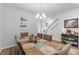 Cozy dining room featuring a modern chandelier and tasteful decor at 68 Red Bluff St, Summerville, SC 29483