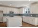 Modern kitchen boasts white cabinetry, stainless steel appliances, and stylish tile backsplash at 8703 Forte Dr, North Charleston, SC 29406