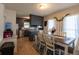 Eat-in kitchen featuring sleek countertops, stainless steel appliances, and modern decor at 105 Wade Ct, Summerville, SC 29486