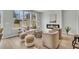 Well-lit living room with plush seating, modern fireplace, and hardwood floors at 108 Brown Swiss Cir, Summerville, SC 29483