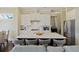 Stylish kitchen featuring a large island with seating and modern appliances at 1251 Weather Helm Dr, Mount Pleasant, SC 29466