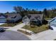 This aerial view highlights the home's long driveway, lush lawn, and mature landscaping at 126 Citrea Dr, Summerville, SC 29483