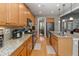 Well-appointed kitchen featuring wood cabinets, stainless appliances, and granite countertops at 126 Citrea Dr, Summerville, SC 29483