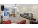 Spacious living area connects kitchen and living room, features modern furniture, and great natural light at 1264 Fort Dr, Hanahan, SC 29410