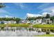 Community view featuring a pond and many homes at 131 Brant Dr, Summerville, SC 29483