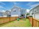 Fenced backyard with green grass at 131 Brant Dr, Summerville, SC 29483