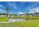 Scenic view of a pond reflecting the sky, surrounded by well-kept homes and green lawns at 131 Brant Dr, Summerville, SC 29483