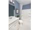 Clean bathroom with a sink, toilet, and a bathtub and shower combination at 135 Royal Cainhoy Way, Huger, SC 29450