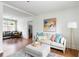 Cozy living space featuring hardwood floors, stylish décor, and a comfortable seating area at 1423 Bexley St, North Charleston, SC 29405