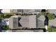 Aerial view of the roof, garden, and surrounding landscape at 155 Village Ponds Dr, Summerville, SC 29483