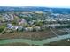 An aerial view of condos close to waterfront and surrounding areas at 1806 Long Bend Dr, Seabrook Island, SC 29455