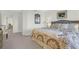 Inviting bedroom with a comfortable bed, decor, and an en-suite bathroom at 1806 Long Bend Dr, Seabrook Island, SC 29455