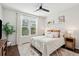 Bedroom with large windows and ceiling fan at 2022 Chatelain Way, Mount Pleasant, SC 29464