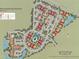 Community site plan featuring unit types, parking, pool, clubhouse, tennis, ponds and points of interest at 2022 Chatelain Way, Mount Pleasant, SC 29464