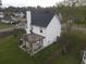 Aerial view of backyard with a pergola, green grass, and a well-maintained fence at 223 Westbrooke Rd, Summerville, SC 29486