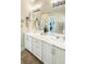 Bright bathroom featuring double sinks, marble countertops, and modern lighting at 263 Stefan Dr, Charleston, SC 29412
