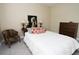 Bedroom with a bed, tiger chair, and modern art piece at 263 Stefan Dr, Charleston, SC 29412
