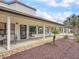 Community gym and exercise area with pool views and covered patio with seating at 268 Alexandra Dr # 9, Mount Pleasant, SC 29464