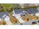 Aerial view of a charming neighborhood streetscape, highlighting the beautiful exteriors of the homes at 2916 Cavalcade Cir, Johns Island, SC 29455
