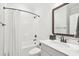Bathroom featuring a shower and a modern sink with dark bronze hardware at 2916 Cavalcade Cir, Johns Island, SC 29455